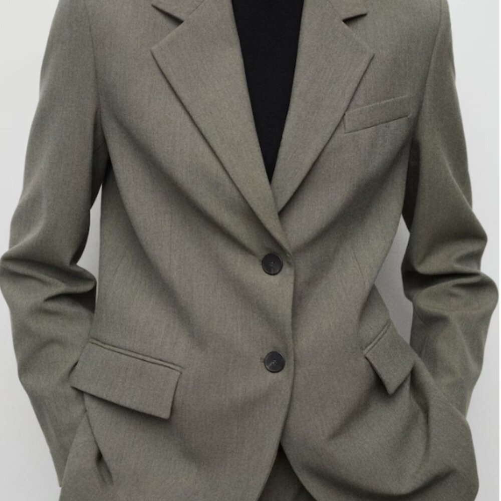 Suit blazer with flap pockets - Brand New - Picture 2 of 6